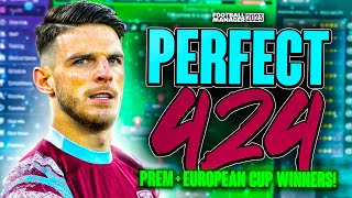 THE PERFECT 424 V3 (94% WIN RATE) - BEST FM23 Tactics!