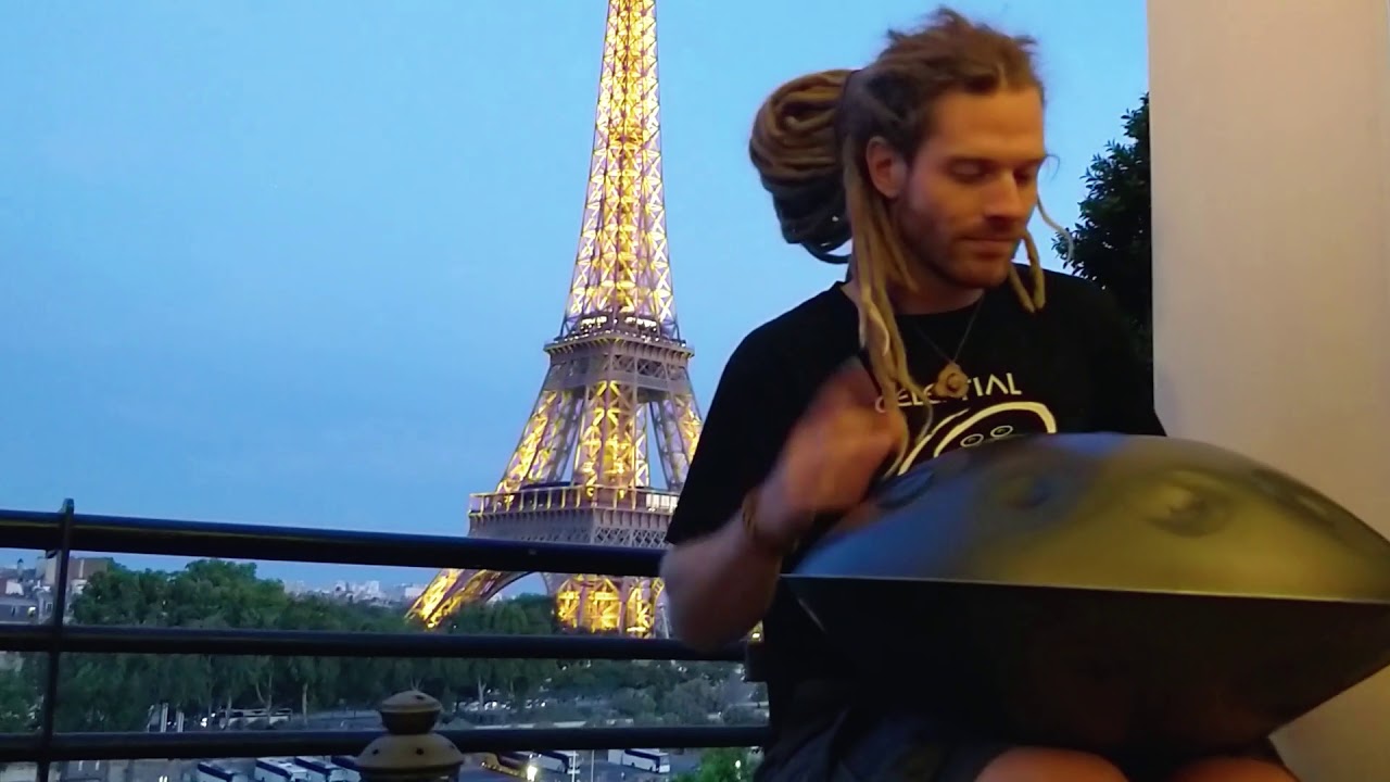 Celestial Sound F Guanyin 16 in Paris, France (with Eiffel Tower)
