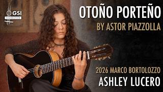 Ashley Lucero plays Otoño Porteño by Astor Piazzolla on a 2026 Marco Bortolozzo "Gold Record" guitar