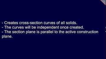 VisualMILL - Create Section Curve