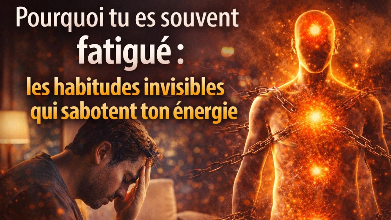 Pourquoi tu es souvent fatigué : les habitudes invisibles qui sabotent ton énergie