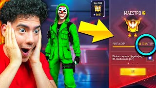 EN BUSCA DE LOS 8000 PUNTOS EN FREE FIRE PARA LLEGAR A GRAN MAESTRO !! | TheDonato