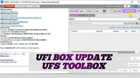UFI Update UFS ToolBox Install