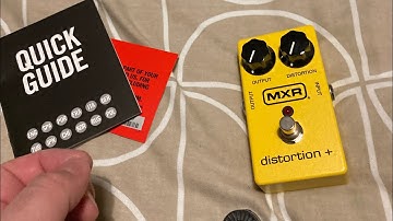 MXR Distortion Plus Pedal Unboxing Video / Review