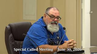 Marshall County KY Fiscal Court Special Called Meeting 06 30 2026