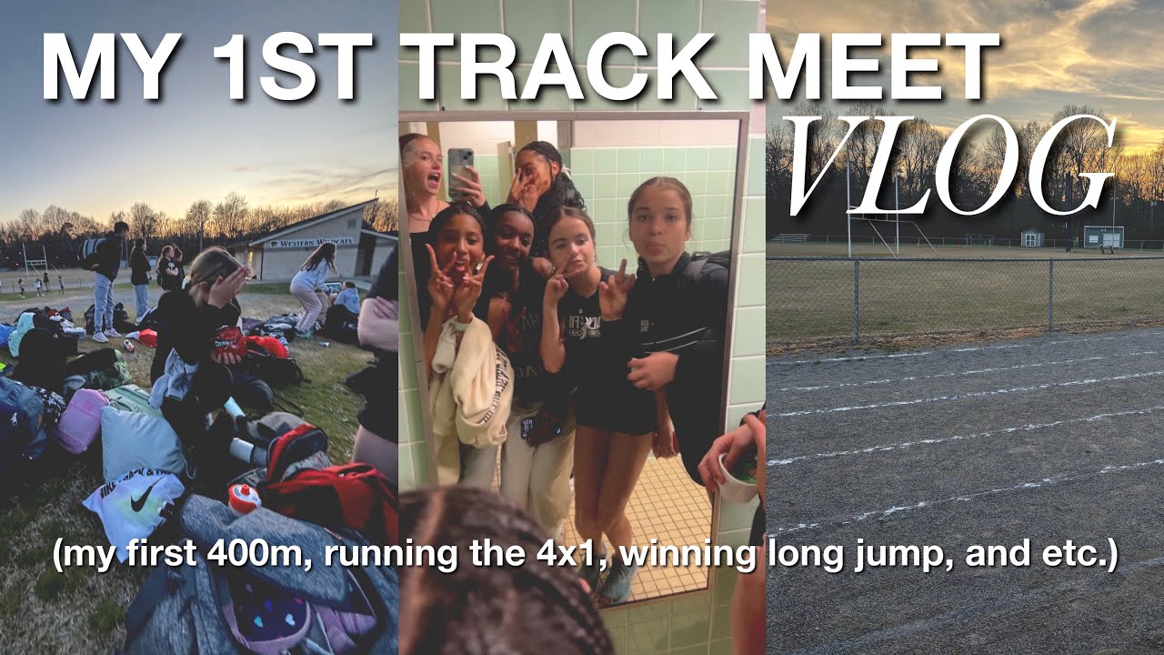 MIDDLE SCHOOL TRACK MEET VL☆G!| i won all my events?!?