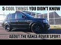 5 Cool TRICKS You DIDN'T KNOW Your Range Rover Sport Can Do - How To TIPS & INSTRUCTIONS