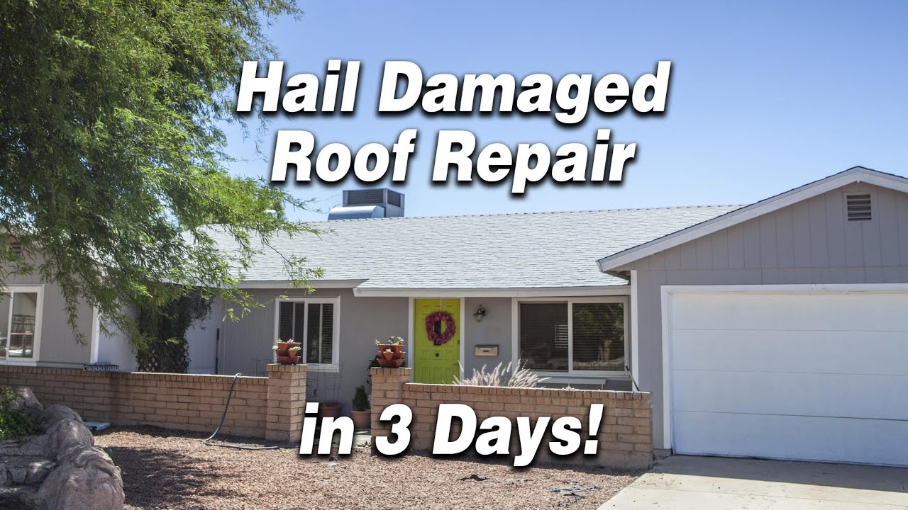 Roof Repair in Phoenix, AZ by Zona Restoration Time Lapse 4K Video YouTube