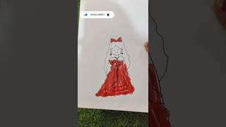 Princess Belle Drawing | Drawing: PRINCESS BELLE | Disney | Colored Pencil #shorts #youtubeshorts