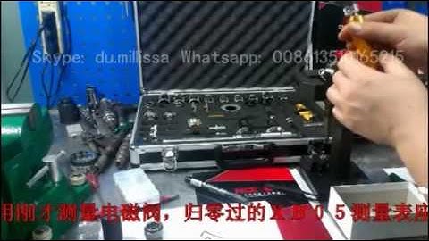 New Common Rail BOSCH DENSO Injector Reparing Measuring Tool Operating Video-9