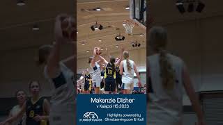 StAC Basketball - Makenzie Disher v Kaiapoi 2023 (Highlights)