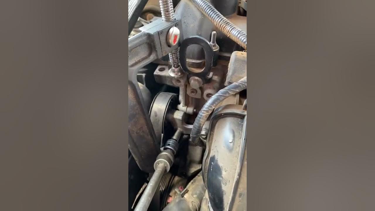 Ford Fusion serpentine belt hack YouTube