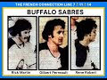 202223 buffalo sabres 1970s the french connection line custom made hockey card