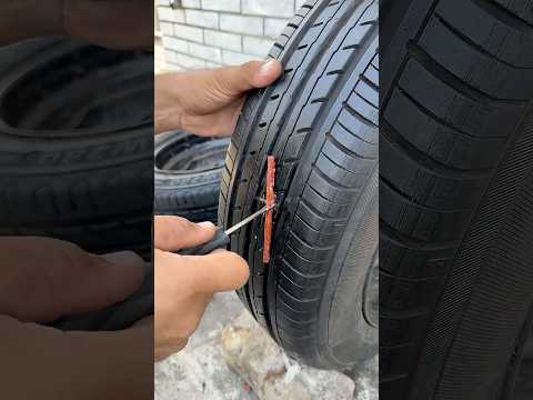 Emergency Tubeless Tyre Repair 🚗⚡ | Quick Fix Using Tubeless Tools thumbnail