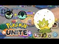 Pokemon Unite Mobile Eldegoss Leaf Tornado Cotton Spore Gameplay