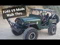 FJ40 V8 Modifications Walk Around 4K