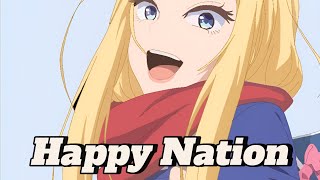 Nightcore - Happy Nation (Lyrics || Sped Up) Resimi