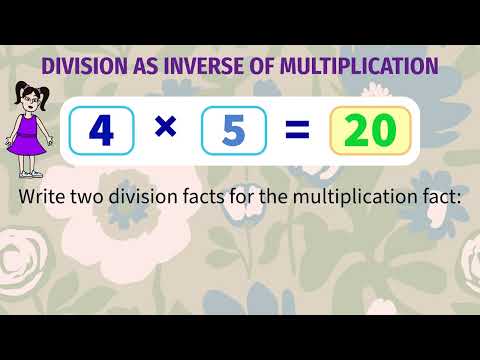 Topic: Learn |  Division as Multiplication in Reverse | Conceptual Maths Grade 2 | Animated Content
