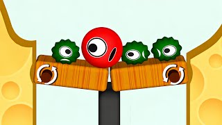 Hungry Balls Gameplay 🆚 Hide Ball Game & Draw To Smash | Satisfying Puzzle Gameplay #8 screenshot 2