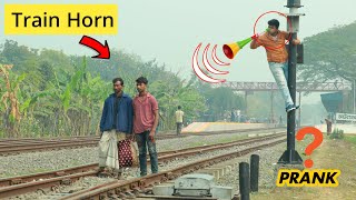 Update Viral Train Horn Prank 2023 || Best Of Train Horn on Public
