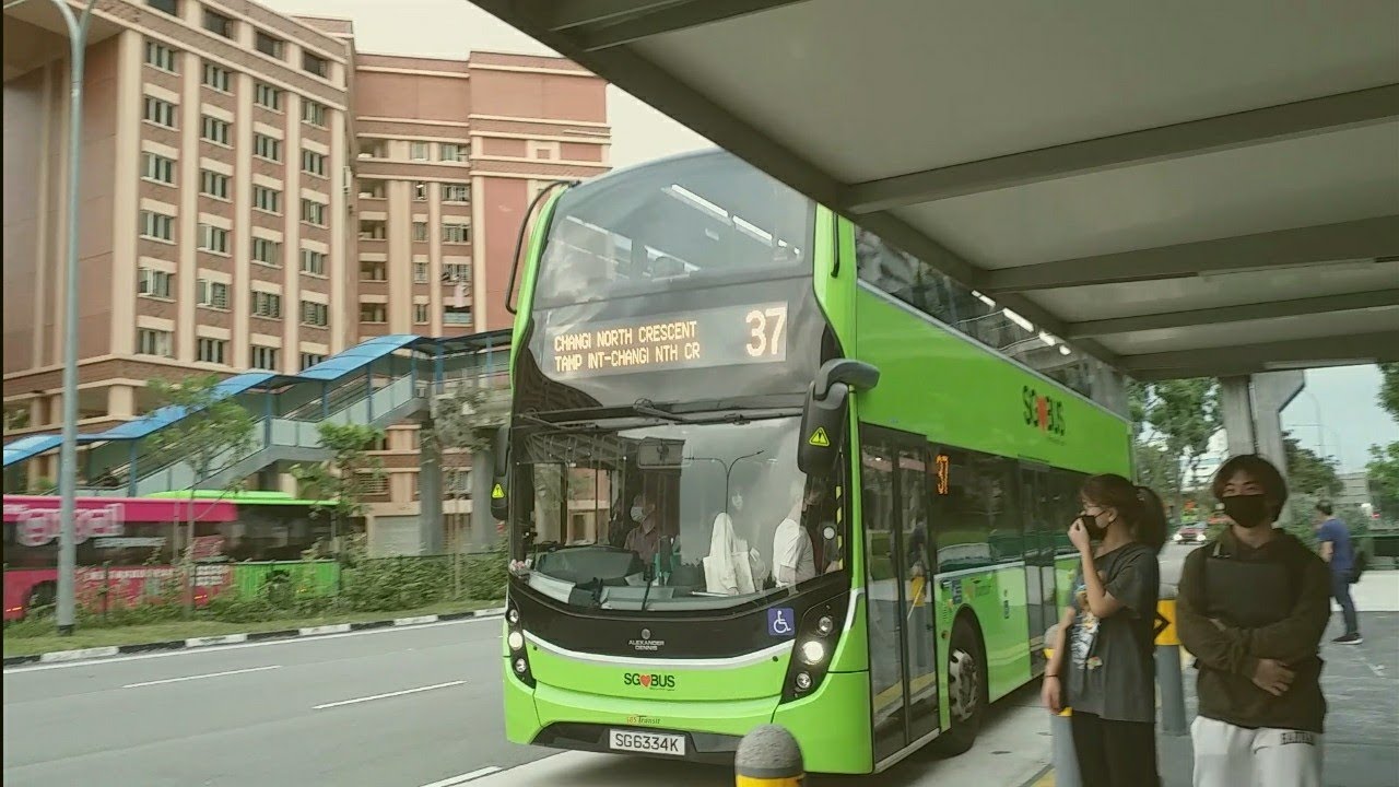 SBS Transit: [SG6334K] On Service 37 Departing Block 370 Bus Stop Along ...