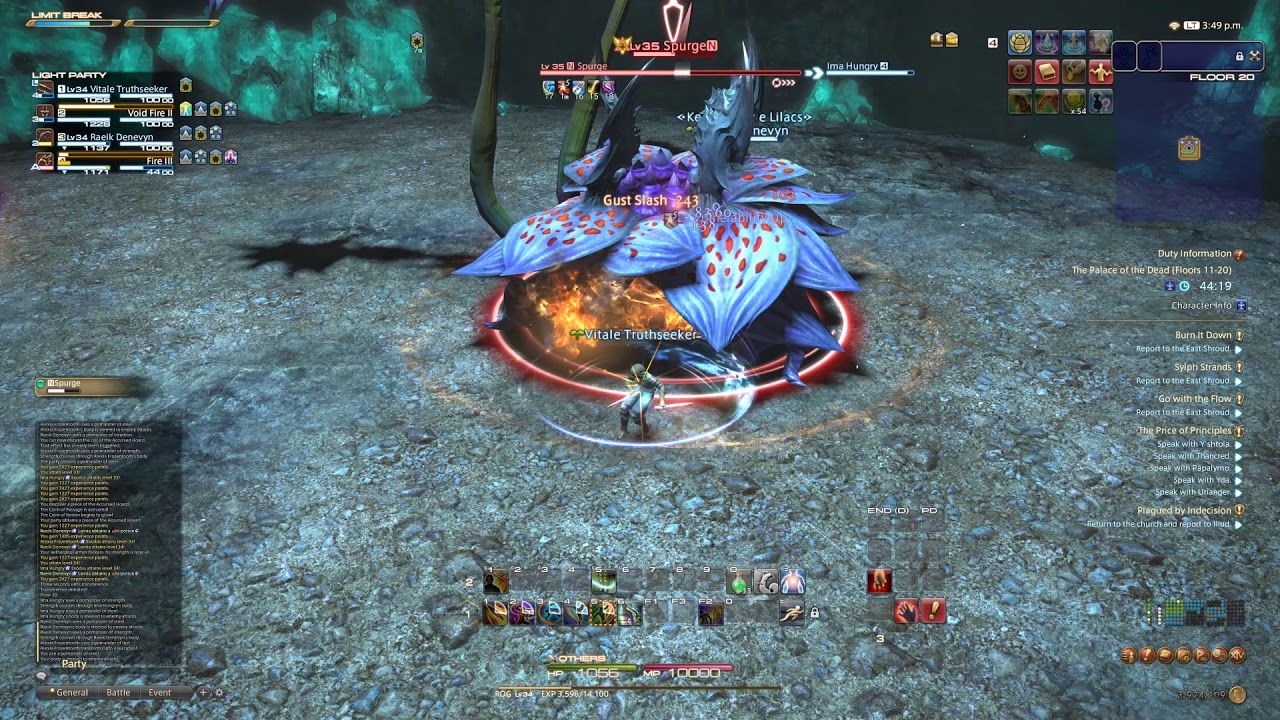 Spurge (Palace of the Dead) FINAL FANTASY XIV BOSS GUIDE (ZERO COMMENTARY) YouTube