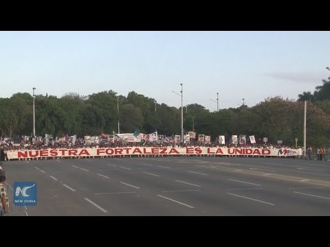 Massive May Day rally held in Cuba on Labor Day