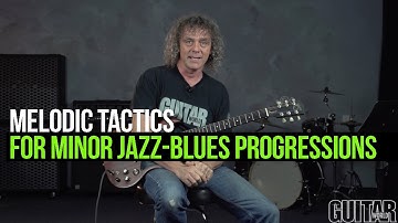 Jimmy Brown Jazz Lesson - Melodic Tactics for a Minor Jazz-Blues Progression