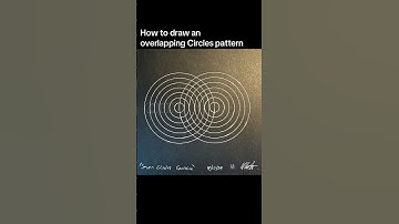 How to draw an Overlapping Circles Pattern