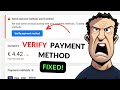 Verify payment method issue fixed 2024  by anyfbstore