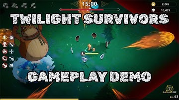 Twilight Survivors | Bullet Hell Action Roguelike Gameplay Demo that is Lots of Fun | PC