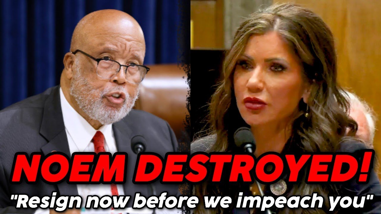Kristi Noem Almost BURSTS into TEARS As Thompson DESTROYS Her With FIERY Speech