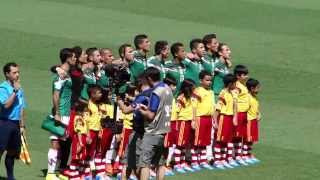 Pablo entrando em campo na Copa do Mundo 2014 - Video 2