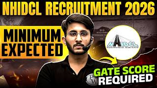 NHIDCL Recruitment 2026 Through GATE | Minimum GATE Score Required for Selection?