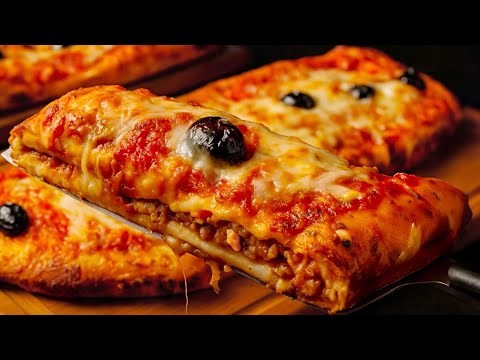 سندويش بيتزا صوص تومات مثالية عجينه بدون دلك ولاتعب ولادك راح يطلبوه كل يوم