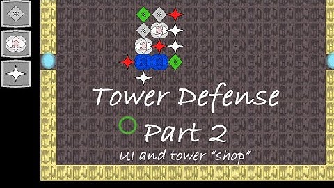 Unity Game tutorial - Tower defense ( part 2, UI tower placing ).