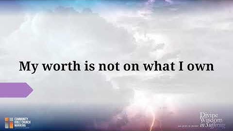 My Worth Is Not In What I Own by Keith and Kristyn Getty - Lyric Video