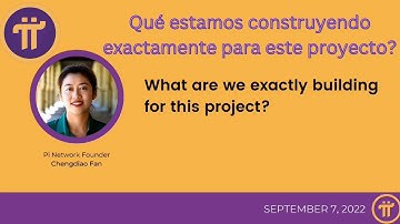 PI NETWORK (Noticia) qué PI está construyendo , con Pi Fundador Chengdiao Fan