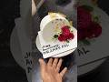 Half Moon Anniversary Cake Design #shorts #trending