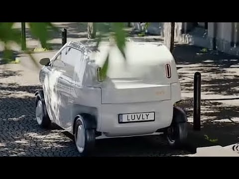 Luvly O is a run-around city electric vehicle | The IKEA car!