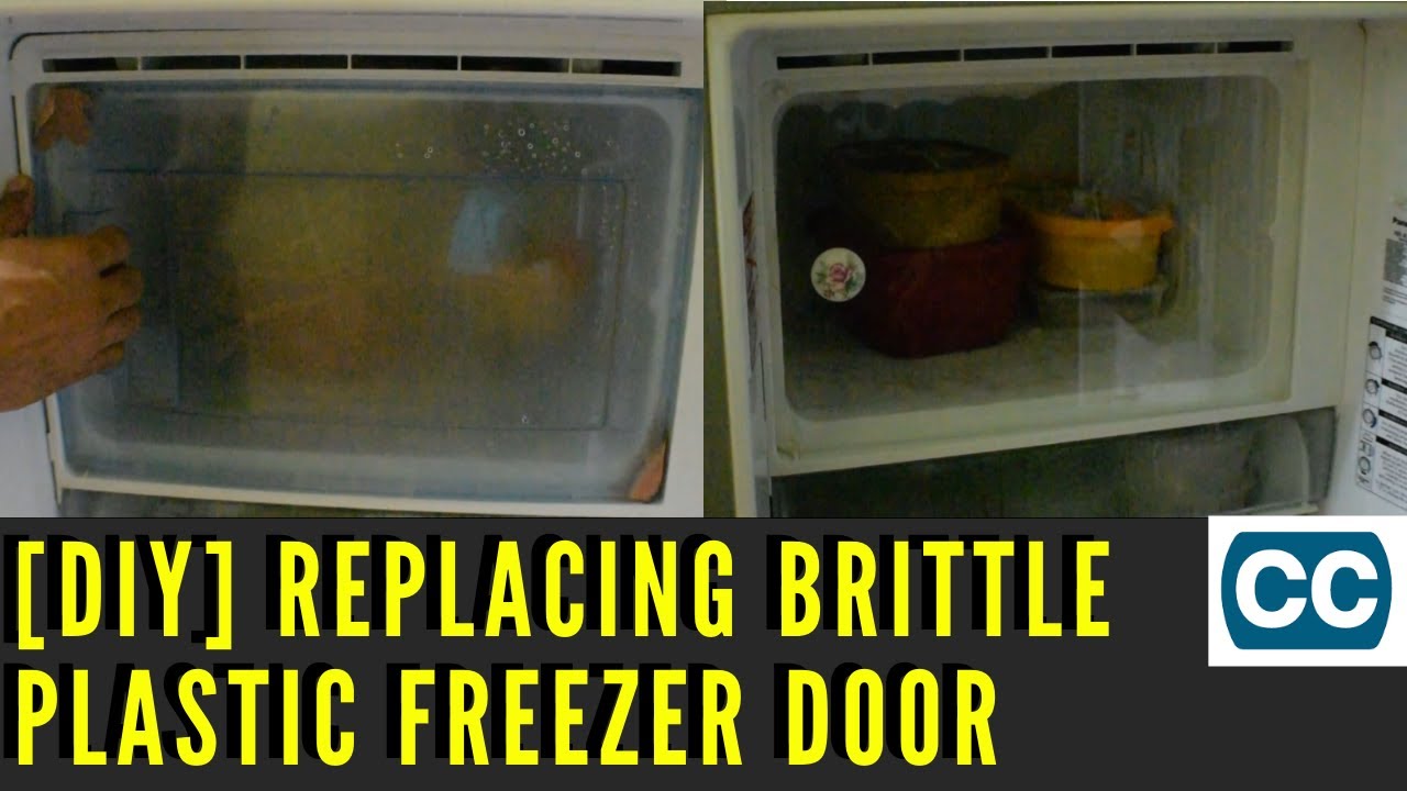 How to Repair Broken Plastic Freezer Door [ DIY ] - YouTube