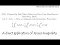 A direct application of Jensen Inequality