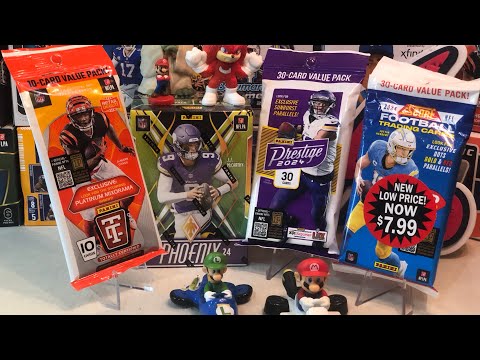 Hunting Monster NFL Rookie Football Cards in 2024 Packs! #footballcards