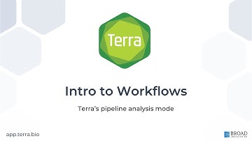 Workflows: Terra’s pipeline analysis mode (This video is DEPRECATED ⚠️ see description)