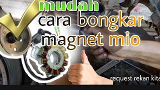 Cara melepas magnet mio pake treker..