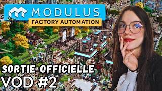 VOD ▶ Modulus: Factory Automation #2 - La sortie officielle du jeu ! | Live du 03/04/2026
