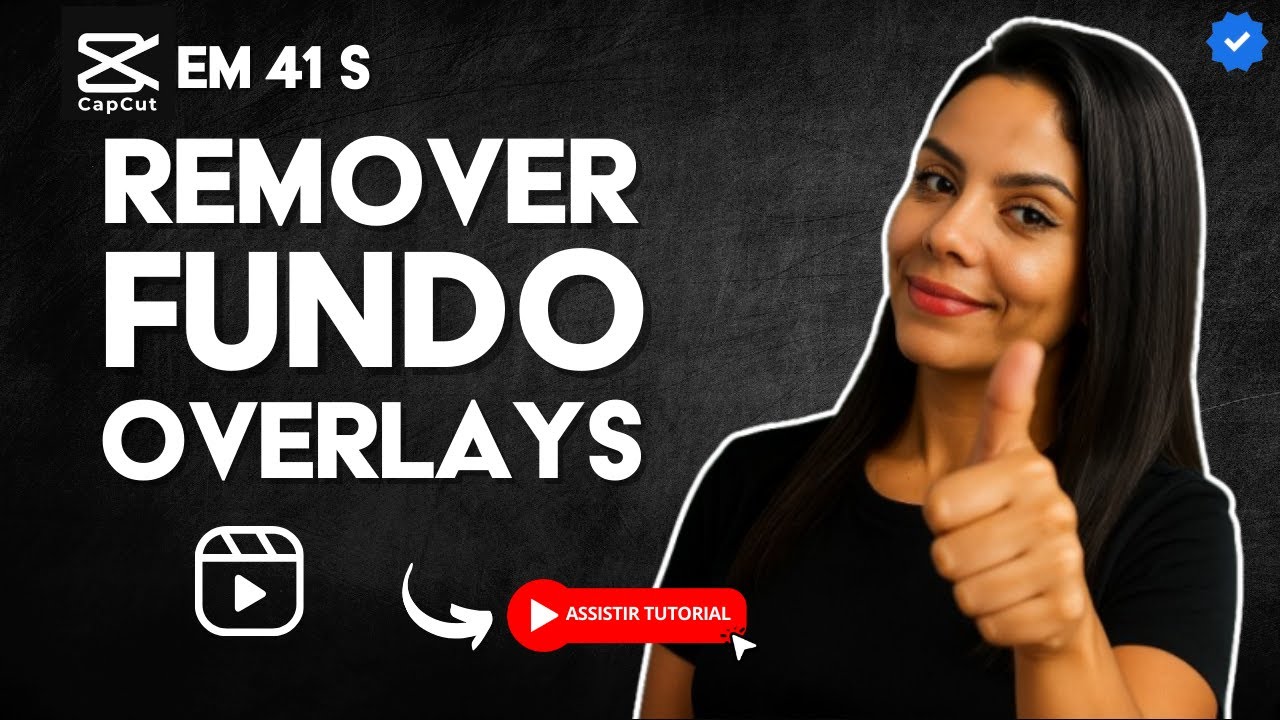 Como REMOVER o FUNDO PRETO dos OVERLAYS no CAPCUT PC em 41 S