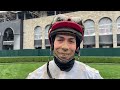 Jockey Jose Ortiz on Northern Invader in Maker's Mark Mile (G1)