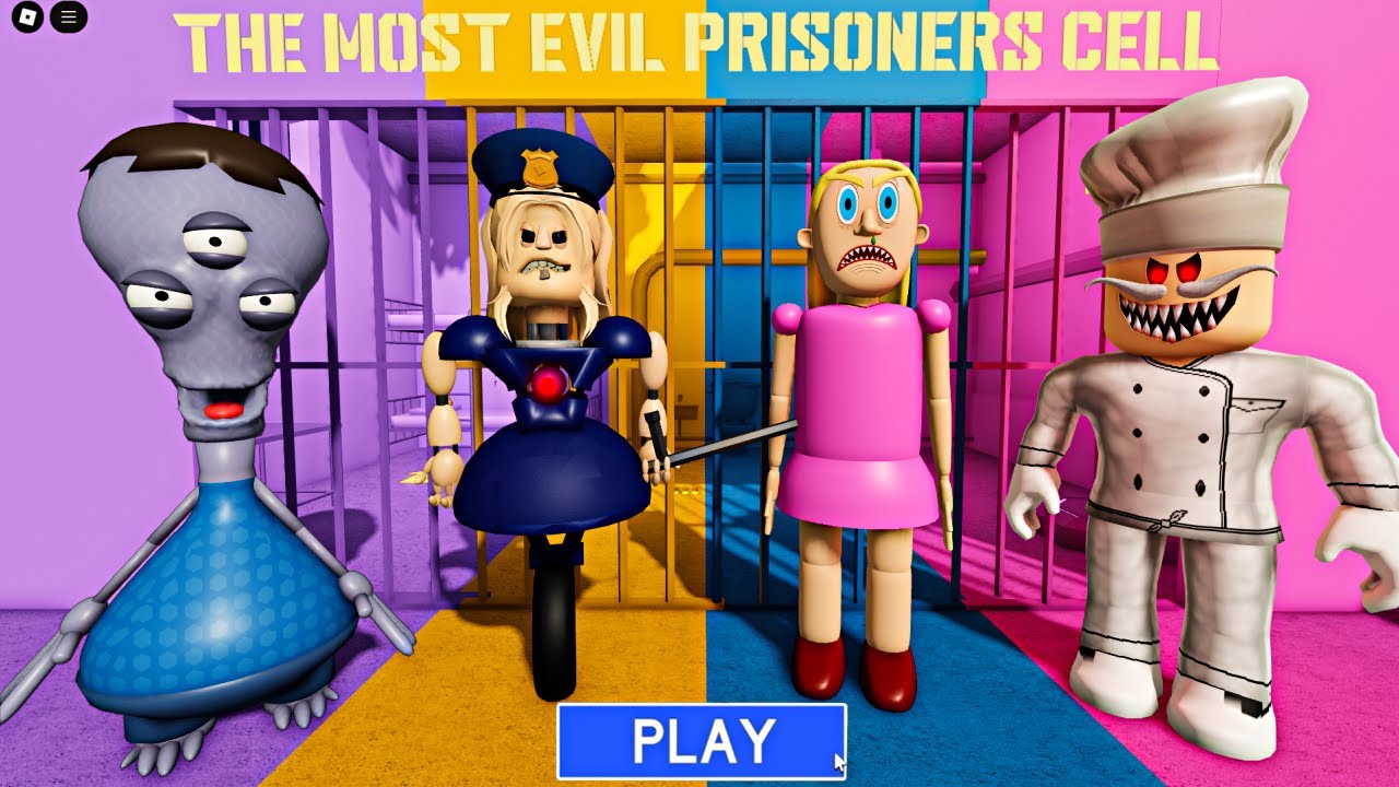 ALIEN VS POLICE GIRL VS EVIL MOM VS PAPA PIZZA? OBBY Full Gameplay 