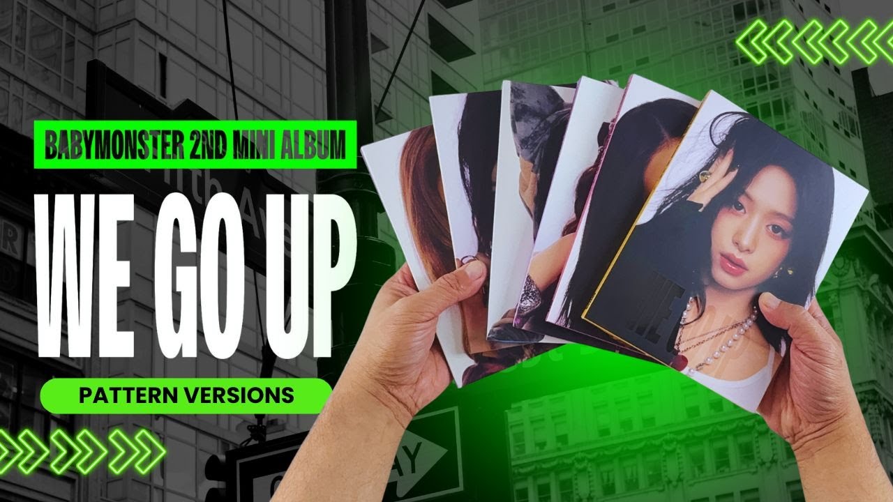 BABYMONSTER || WE GO UP || PATTERN VERSION UNBOXING - YouTube